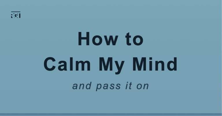 Regulate, Relate, Reason steps for calming your mind