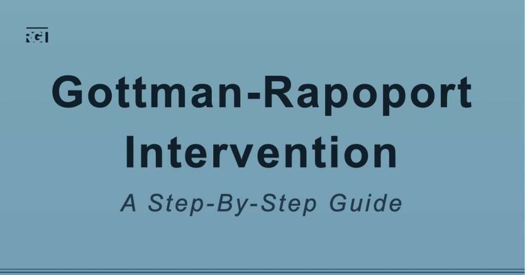 “Gottman-Rapoport Intervention step-by-step guide for couples communication”
