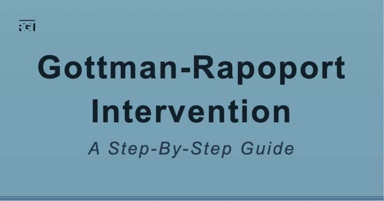 “Gottman-Rapoport Intervention step-by-step guide for couples communication”